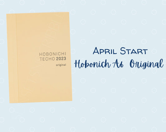 Hobonichi Original A6 April Start 2023